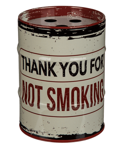 Metal ashtray, Oil Drum,