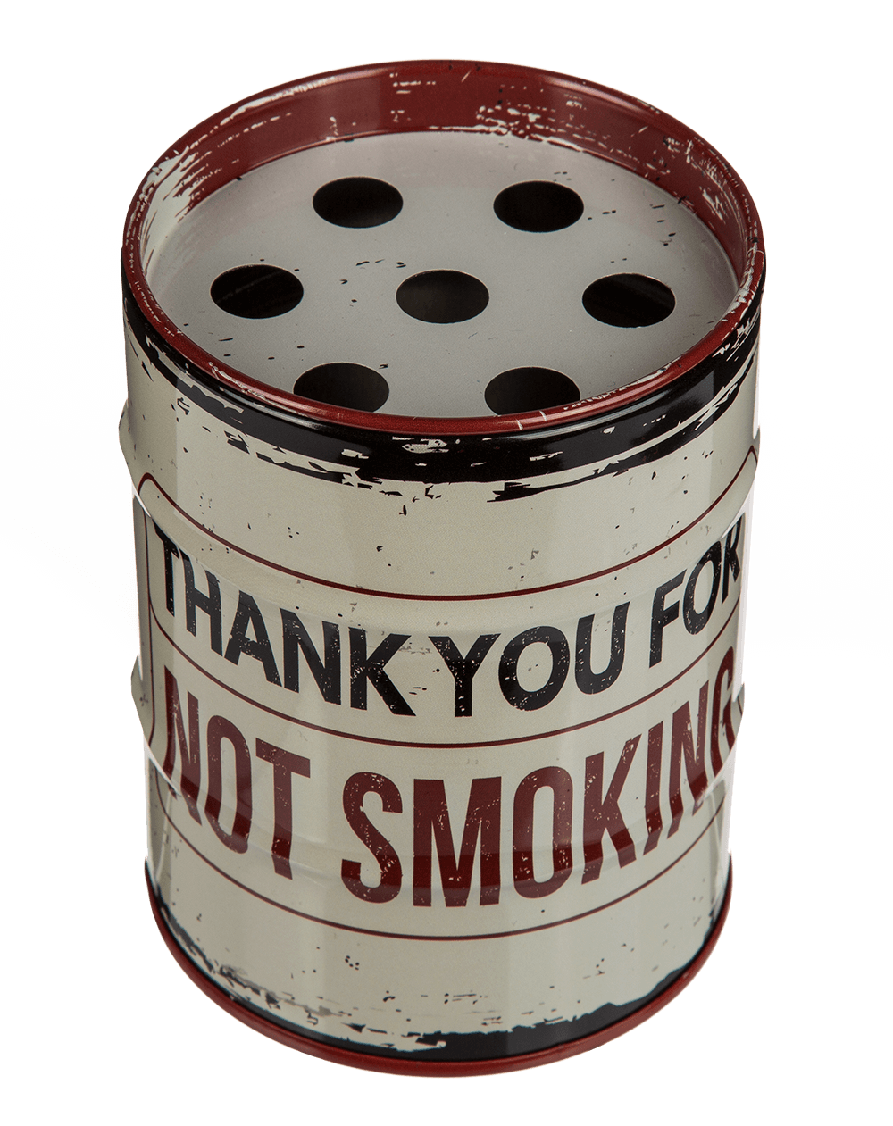 Metal ashtray, Oil Drum,