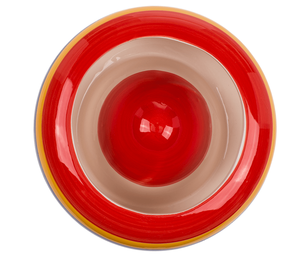 Ceramic storm ashtray, Stripes,