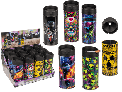 Metal ashtray, Fancy Style,