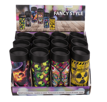 Metal ashtray, Fancy Style,