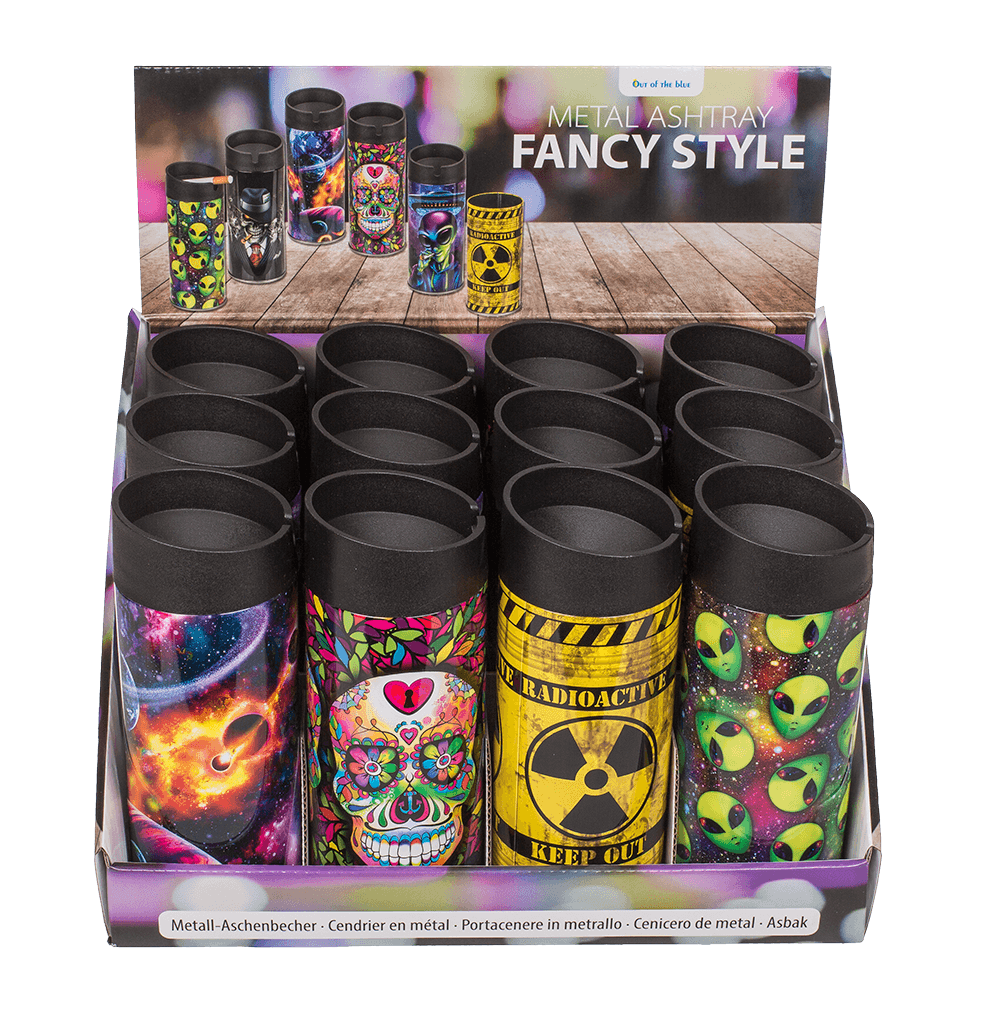 Metal ashtray, Fancy Style,