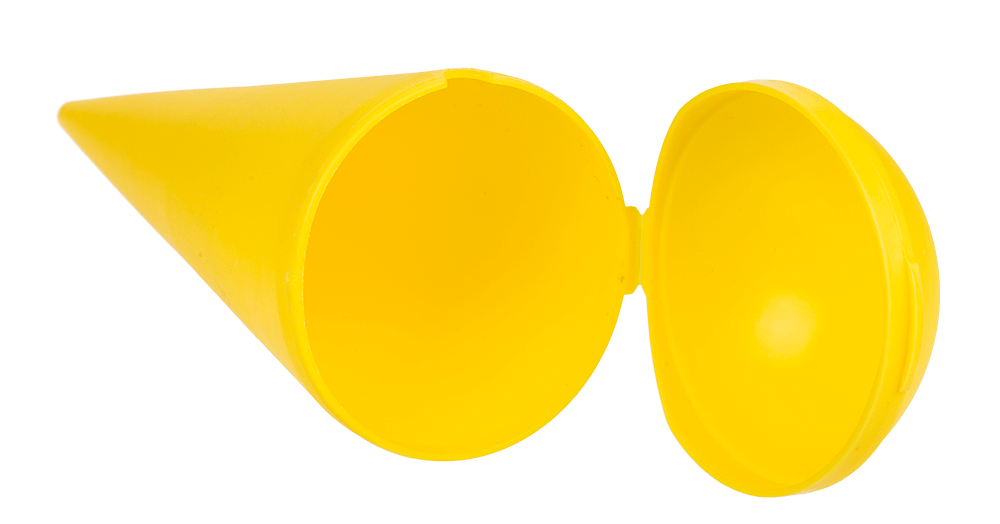 Portable beach ashtray, ca 15 cm,