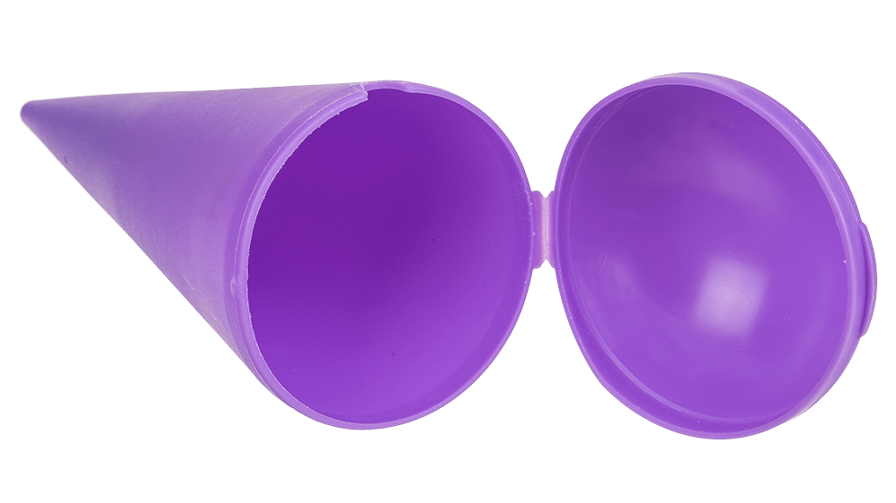 Portable beach ashtray, ca 15 cm,