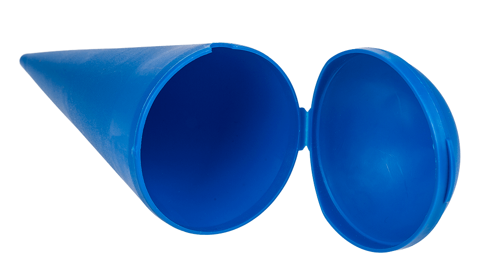 Portable beach ashtray, ca 15 cm,