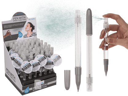 Pen with spray bottle. ca. 7 ml, ca. 18 cm,