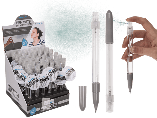 Pen with spray bottle. ca. 7 ml, ca. 18 cm,