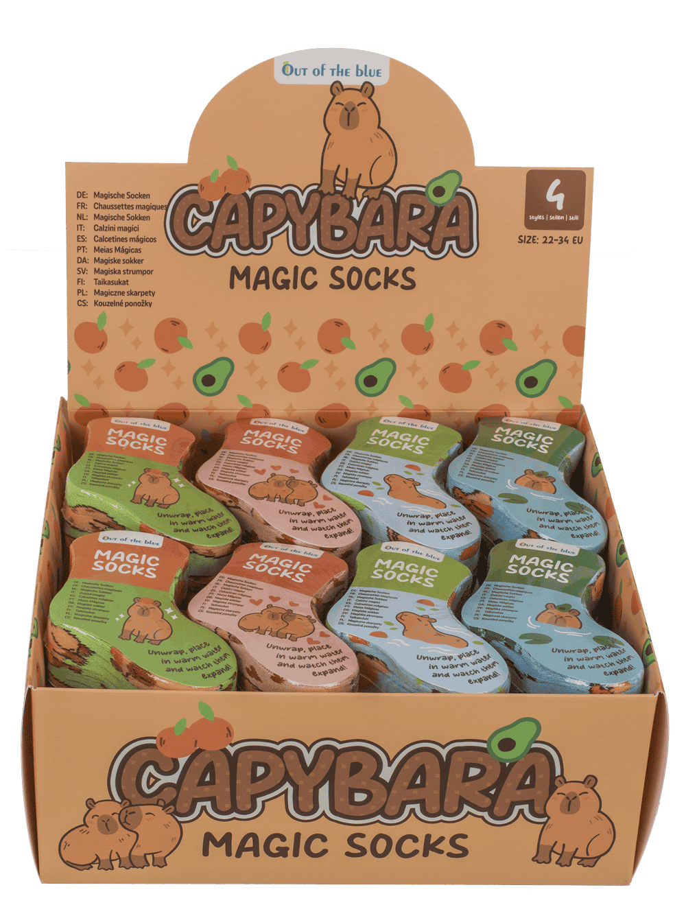 Magic kids socks, Capybara, 1 pair,