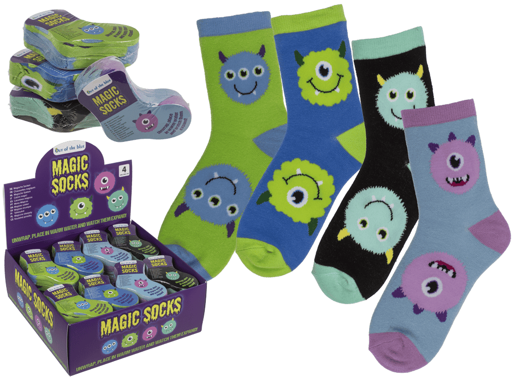 Magic kids socks, monster, 1 pair,
