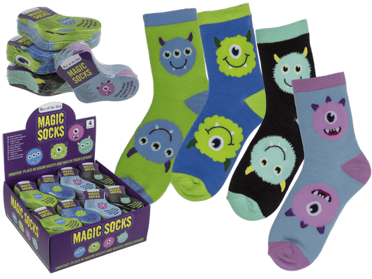 Magic kids socks, monster, 1 pair,