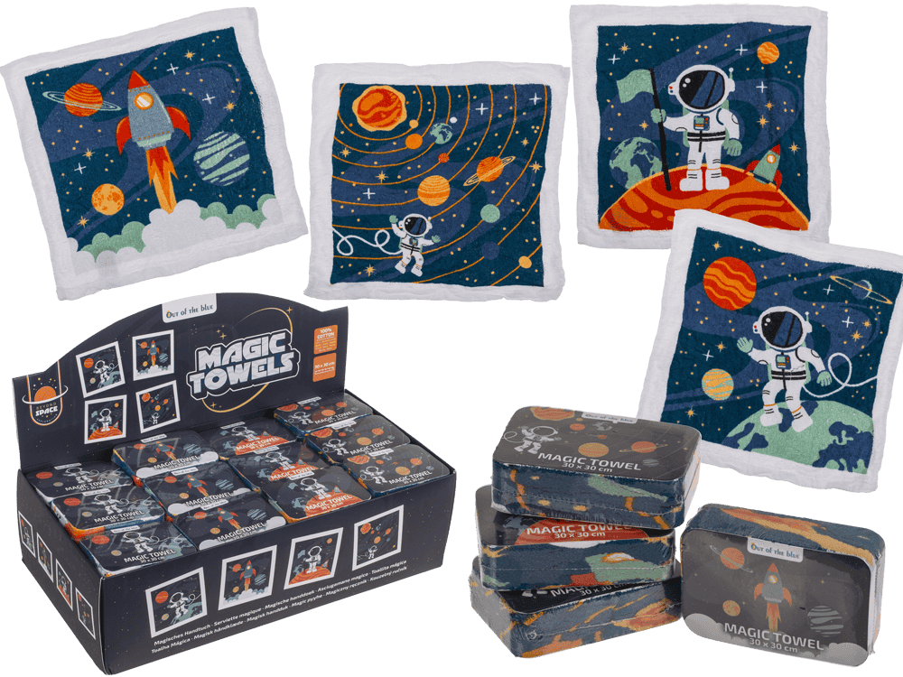 Magic cotton towel, space,