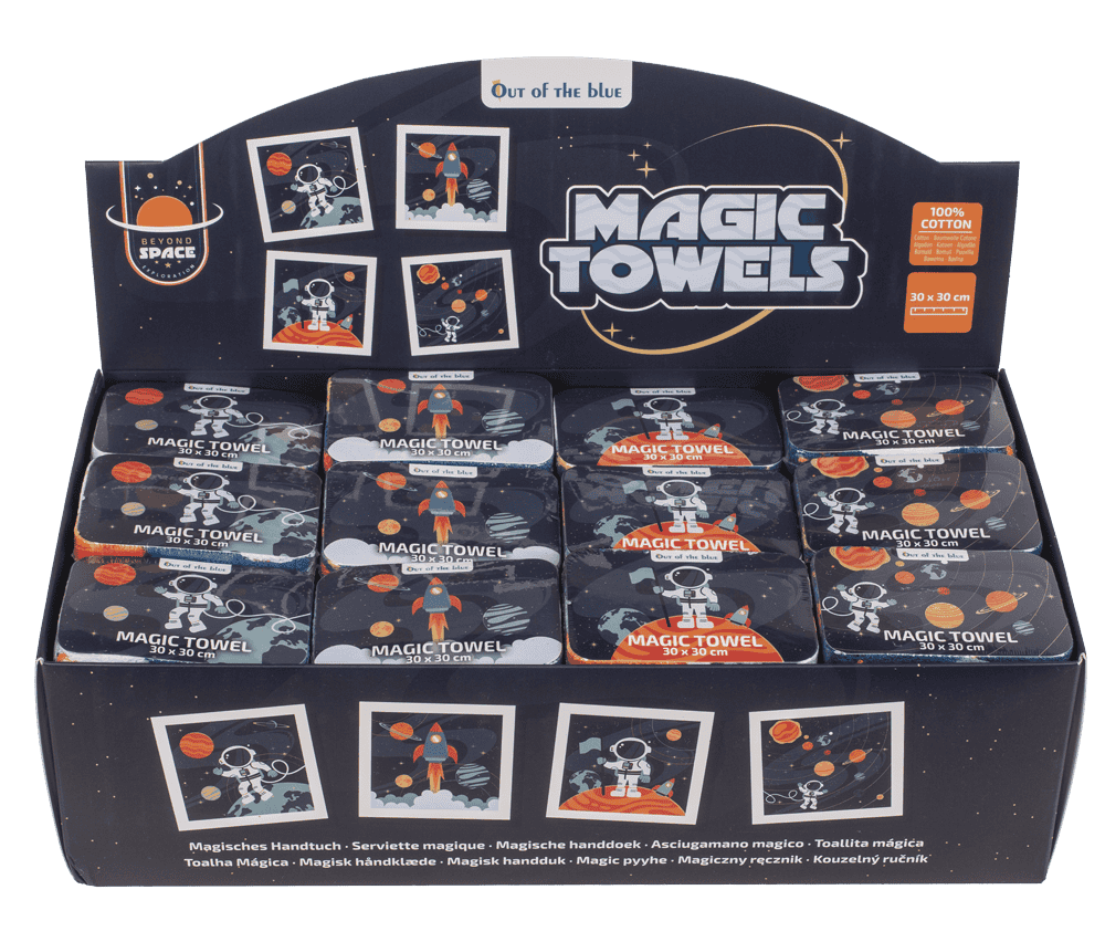 Magic cotton towel, space,