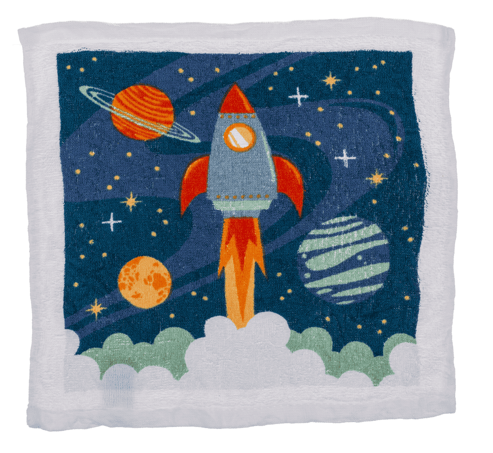 Magic cotton towel, space,