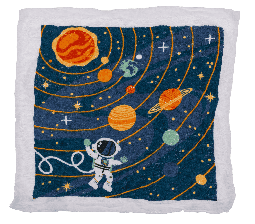 Magic cotton towel, space,