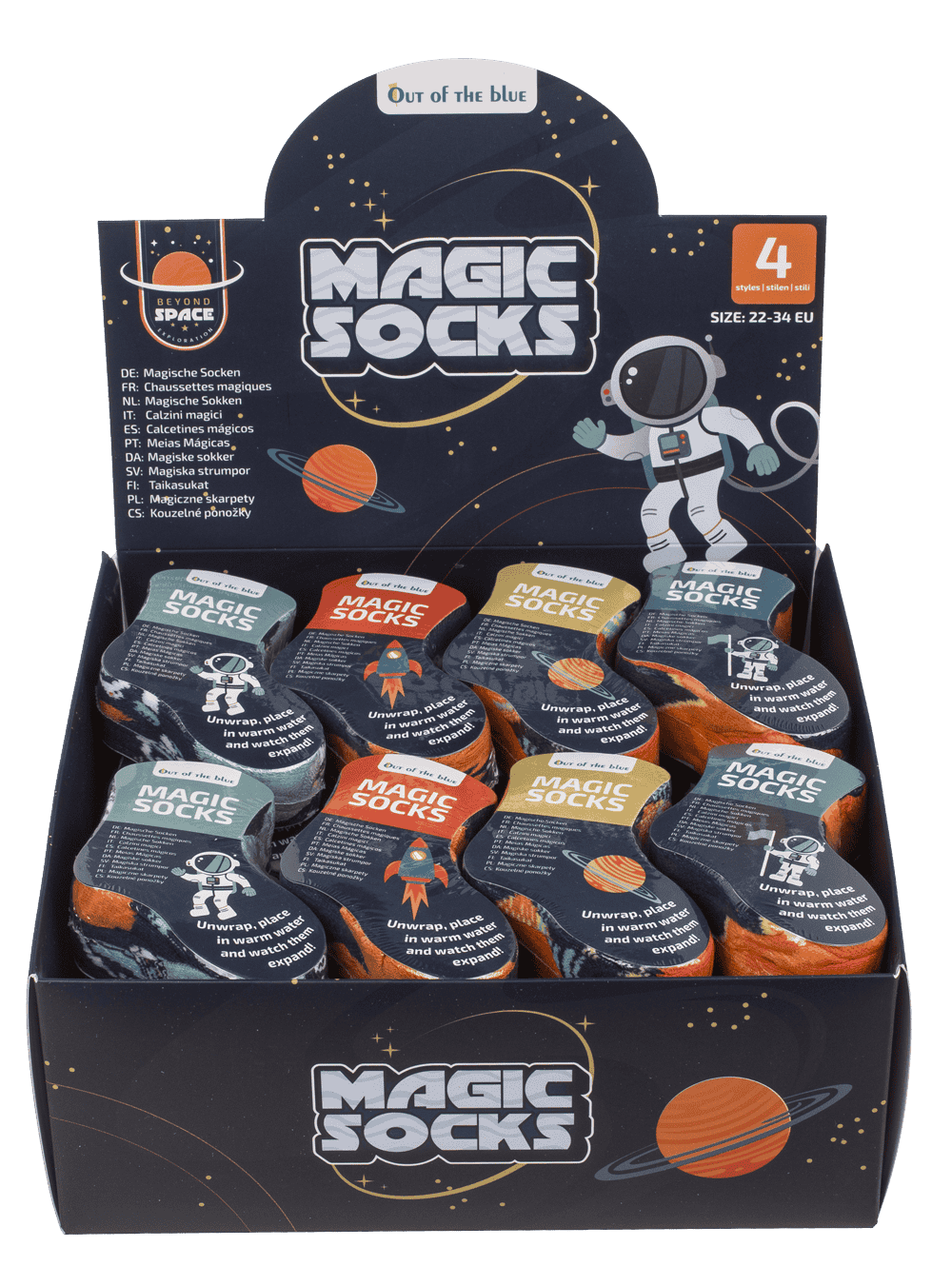 Magic kids socks, space, 1 pair,