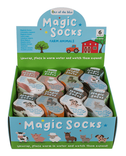 Magic kids socks, farm animals, 1 pair,