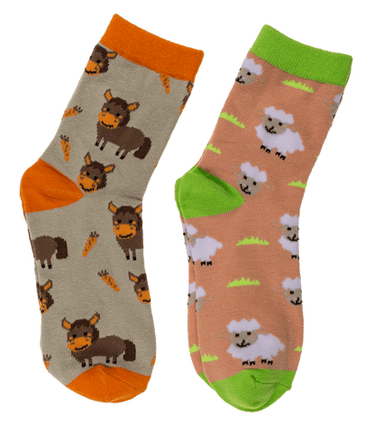 Magic kids socks, farm animals, 1 pair,