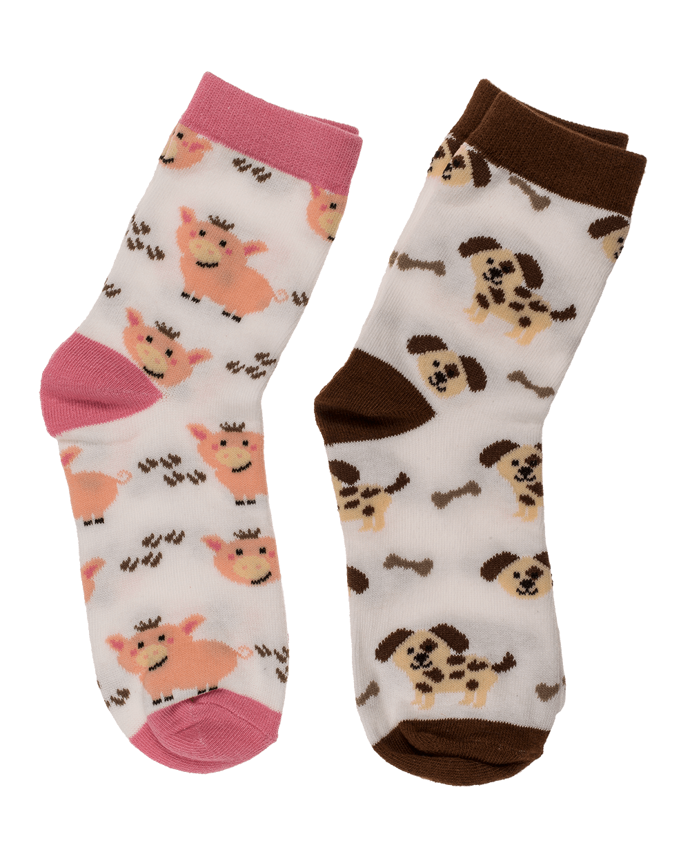 Magic kids socks, farm animals, 1 pair,
