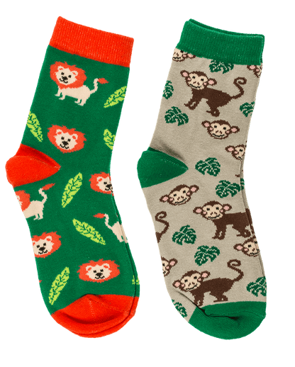 Magic kids socks, wild animals, 1 pair,