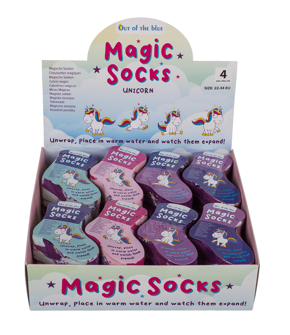 Magic kids socks, comic unicorn, 1 pair,
