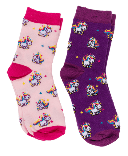 Magic kids socks, comic unicorn, 1 pair,