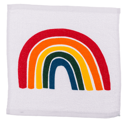 Magic cotton towel, rainbow,