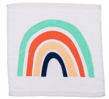 Magic cotton towel, rainbow,