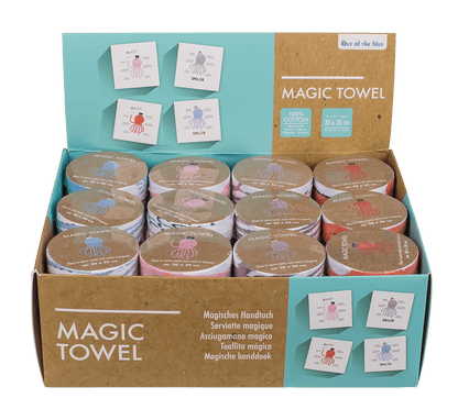 Magic cotton towel, octopus,