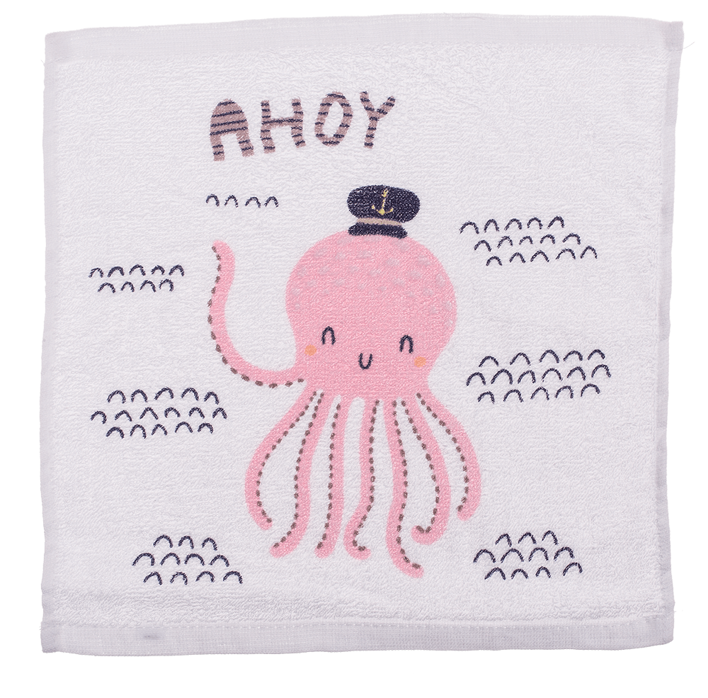 Magic cotton towel, octopus,