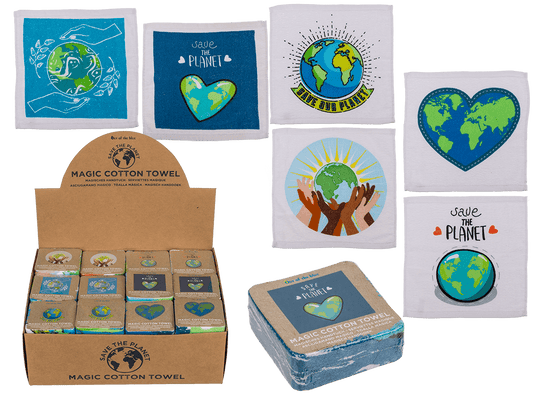 Magic cotton towel, Save the Planet,