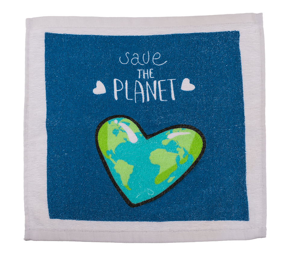 Magic cotton towel, Save the Planet,