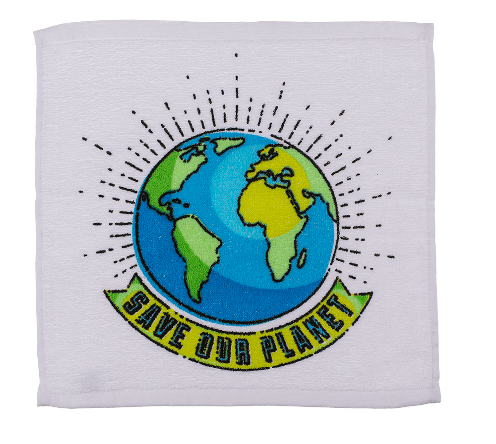 Magic cotton towel, Save the Planet,