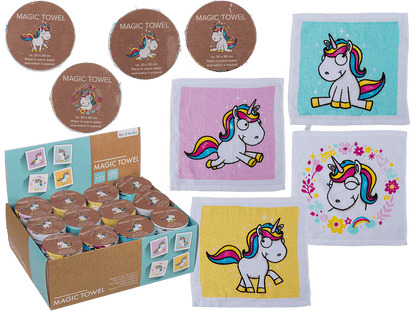 Magic cotton towel, Comic Unicorn,