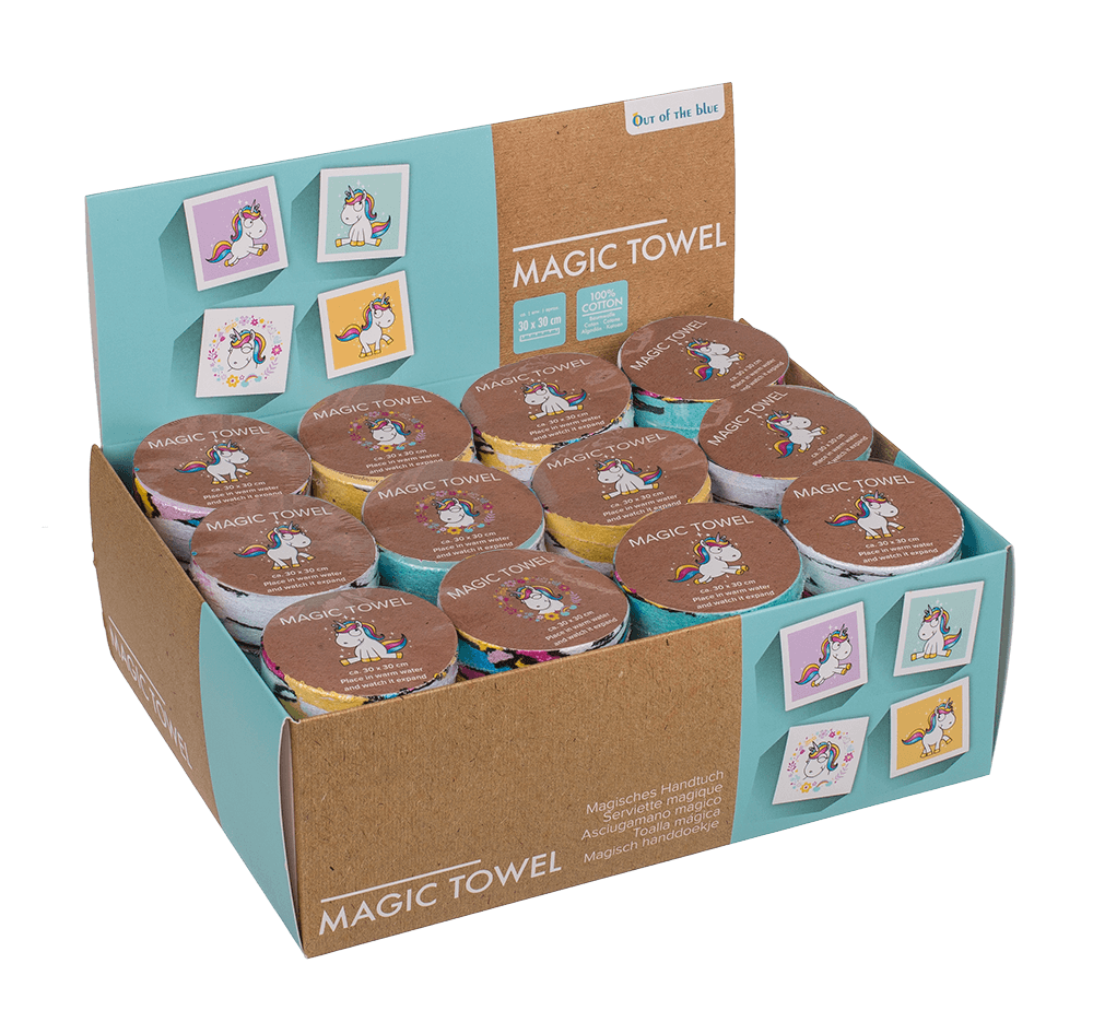 Magic cotton towel, Comic Unicorn,