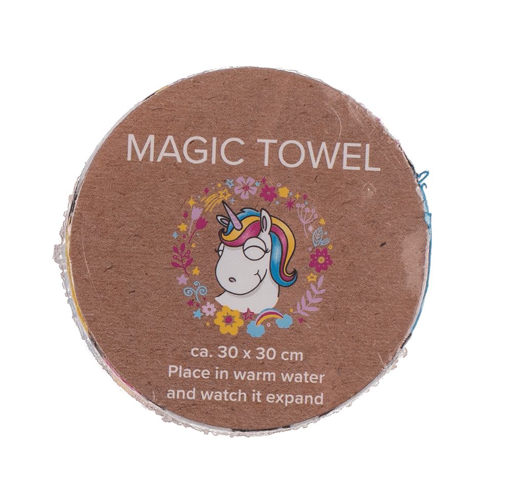 Magic cotton towel, Comic Unicorn,