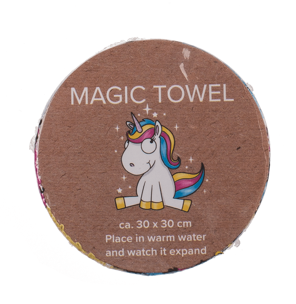 Magic cotton towel, Comic Unicorn,