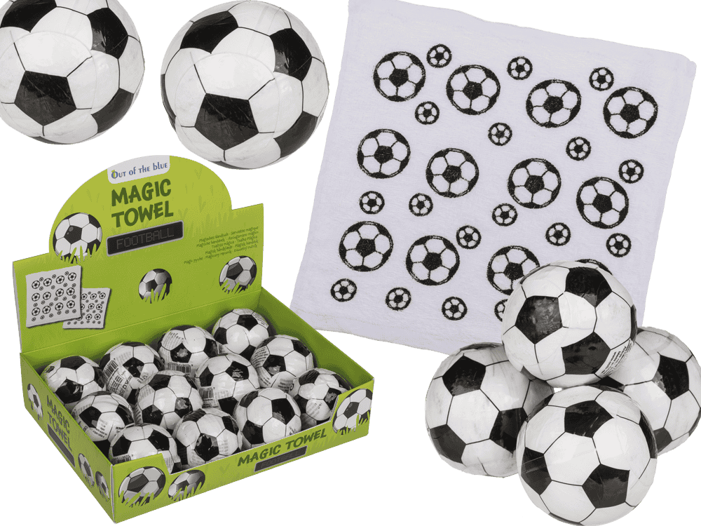 Magic cotton towel, football,