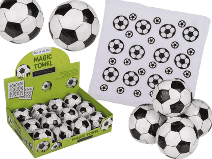 Magic cotton towel, football,
