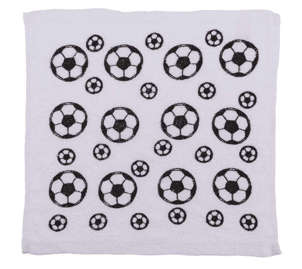 Magic cotton towel, football,