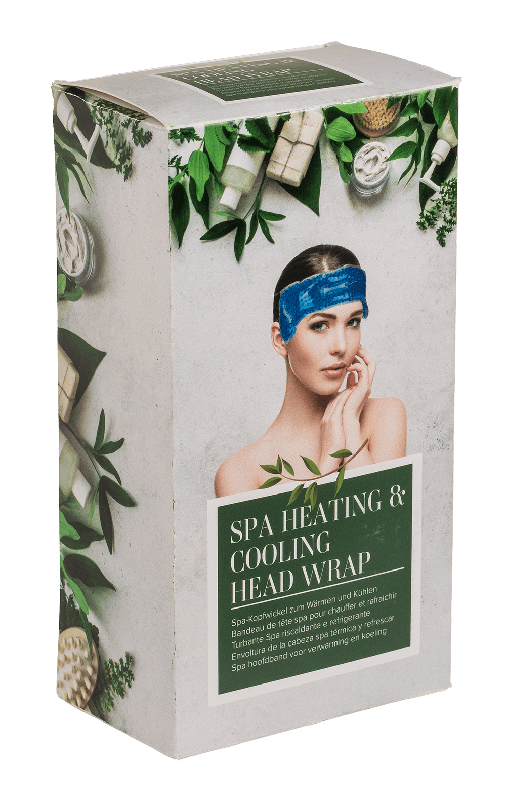 Blue Spa Heating and Cooling Head Wrap,