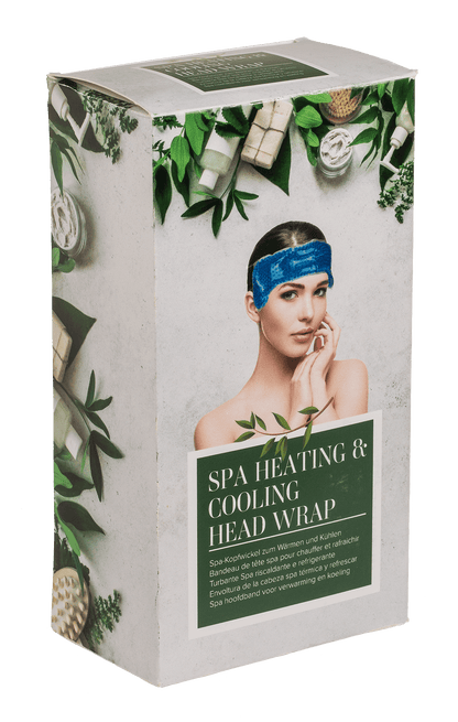 Blue Spa Heating and Cooling Head Wrap,
