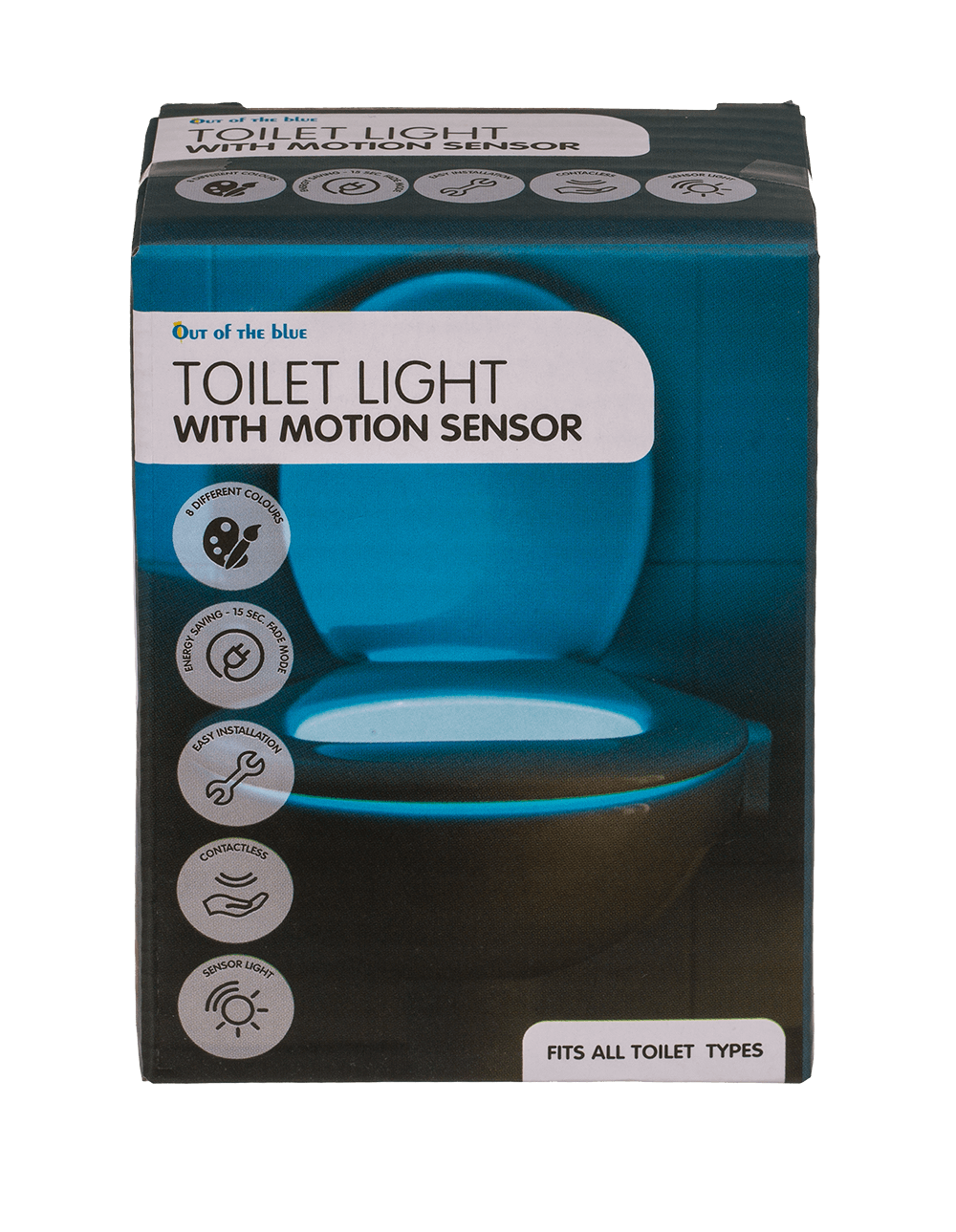 Toilet Bowl LED-Light, with motion sensor,