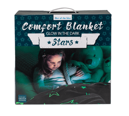 Comfort blanket with stars, Glow in the dark,