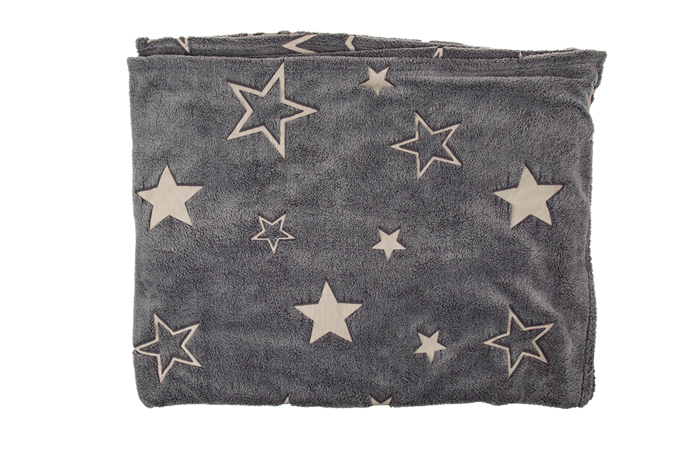 Comfort blanket with stars, Glow in the dark,