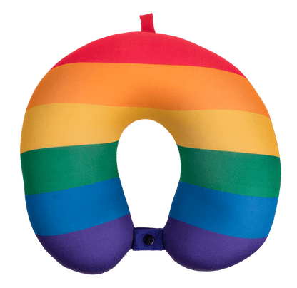 Neck cushion with micro pellet filling, Rainbow,