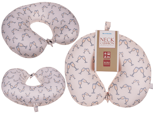 Neck cushion with micro pellet filling, Bubbles,
