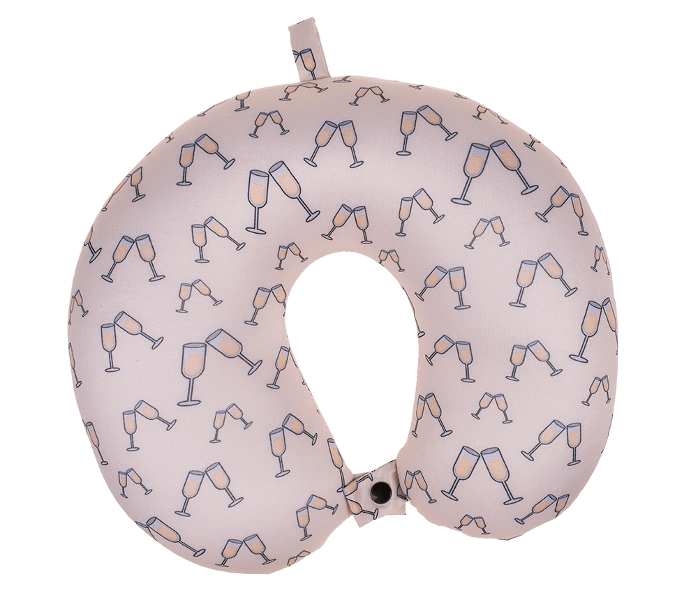 Neck cushion with micro pellet filling, Bubbles,