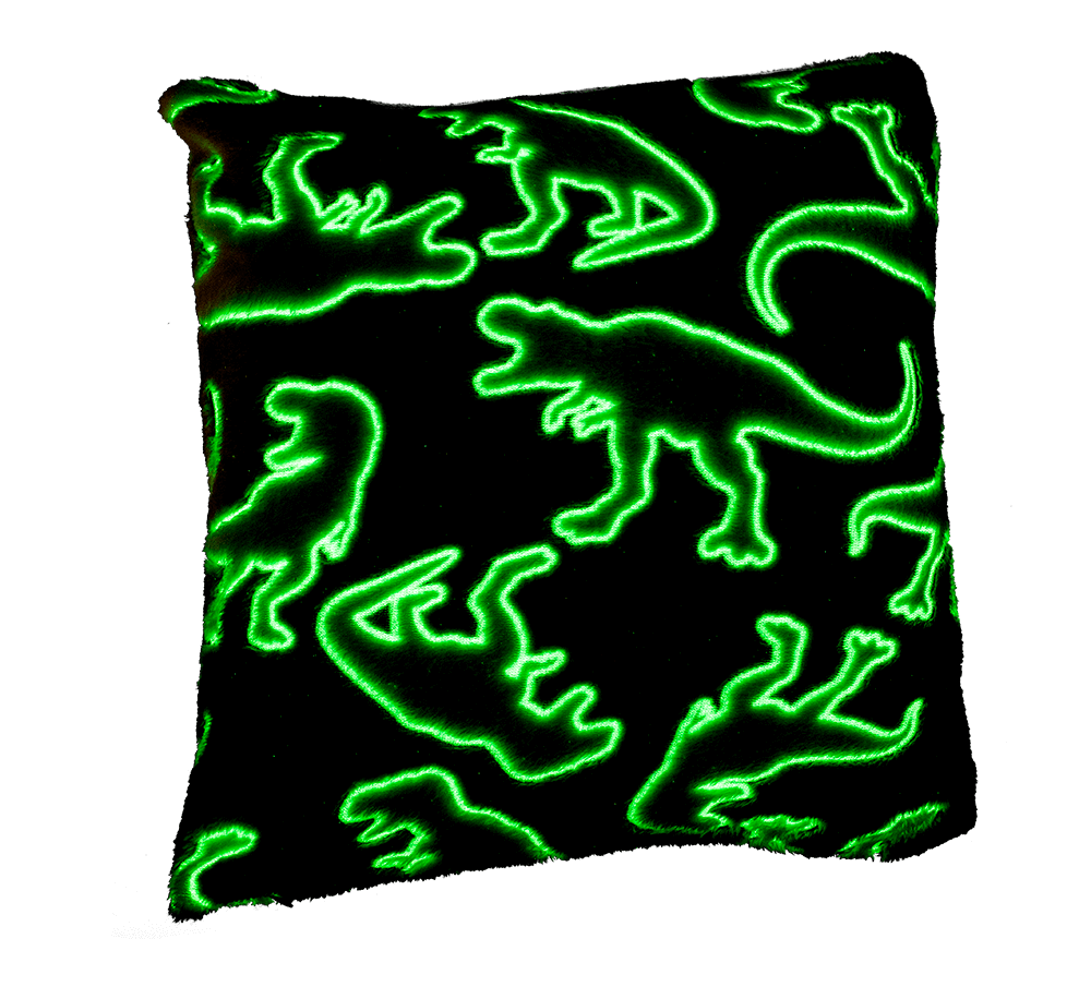 Plush cushion, dinosaur,