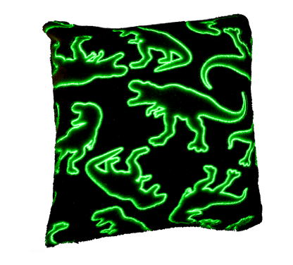 Plush cushion, dinosaur,