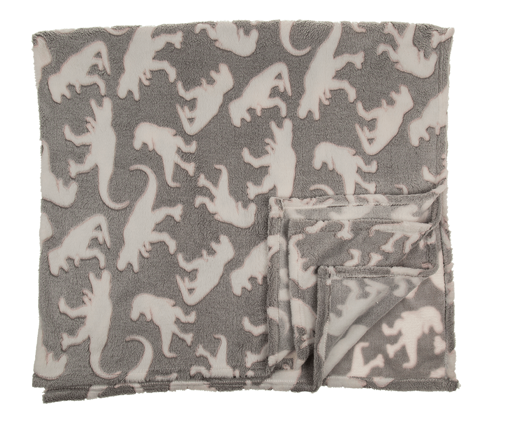 Plush blanket, dinosaur,